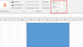 Cara Membuat Kotak Ukuran E-KTP Dalam Microsoft Excel